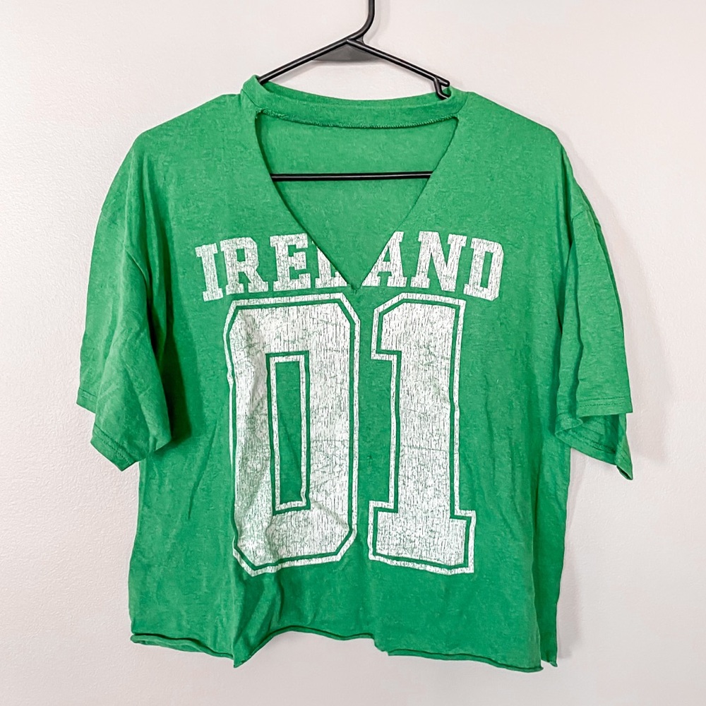 St. Patrick Day Crop Top